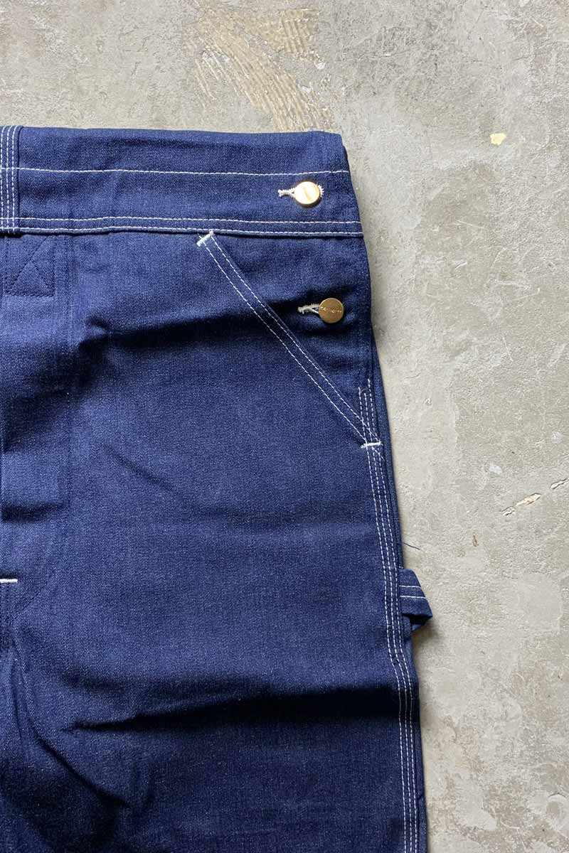 MADE IN USA 90'S DENIM OVERALLS / INDIGO [SIZE: W34L34 DEADSTOCK/NOS]