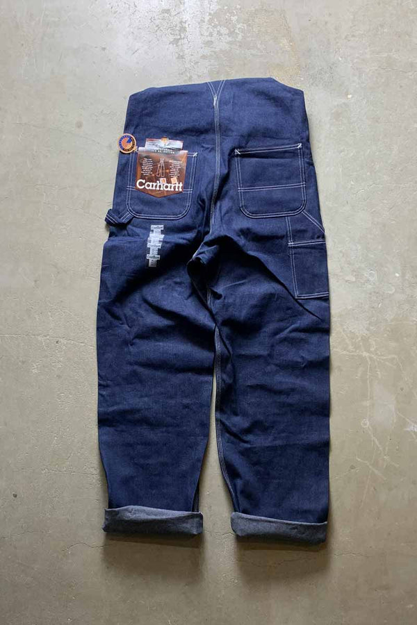 MADE IN USA 90'S DENIM OVERALLS / INDIGO [SIZE: W34L34 DEADSTOCK/NOS]