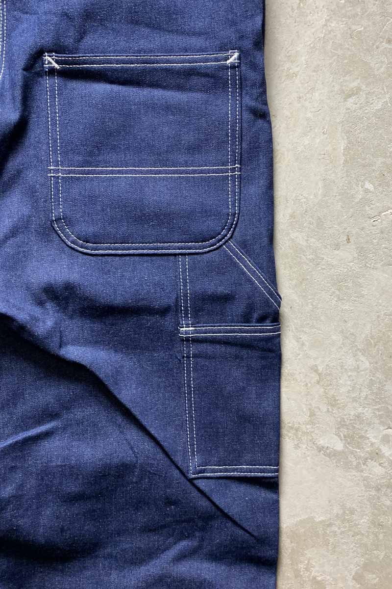 MADE IN USA 90'S DENIM OVERALLS / INDIGO [SIZE: W34L34 DEADSTOCK/NOS]