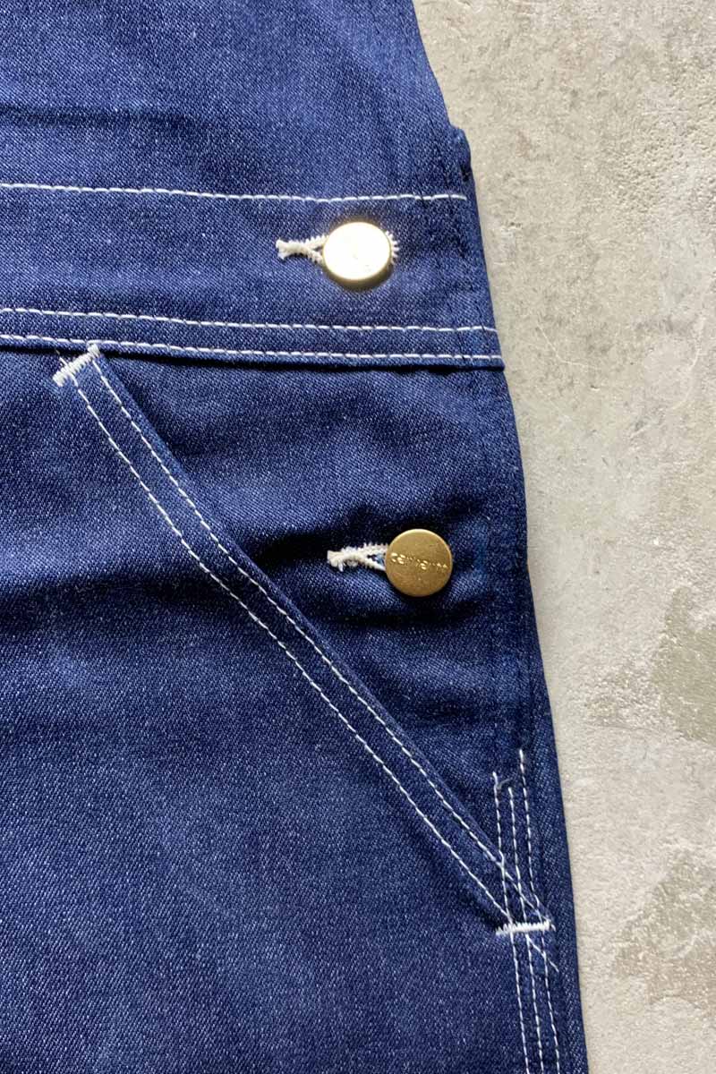 MADE IN USA 90'S DENIM OVERALLS / INDIGO [SIZE: W34L34 DEADSTOCK/NOS]