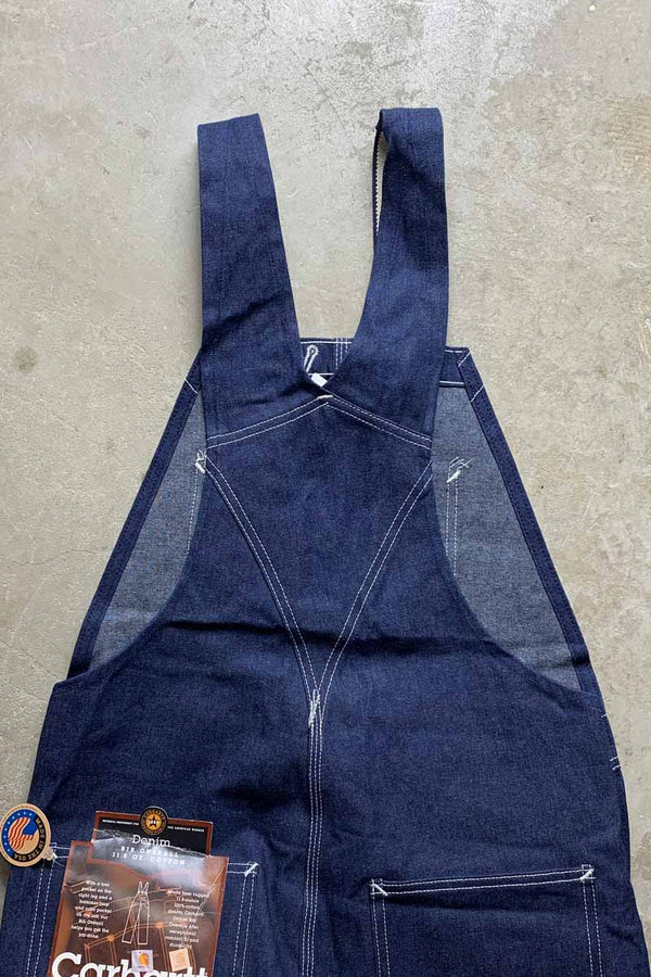 MADE IN USA 90'S DENIM OVERALLS / INDIGO [SIZE: W34L34 DEADSTOCK/NOS]