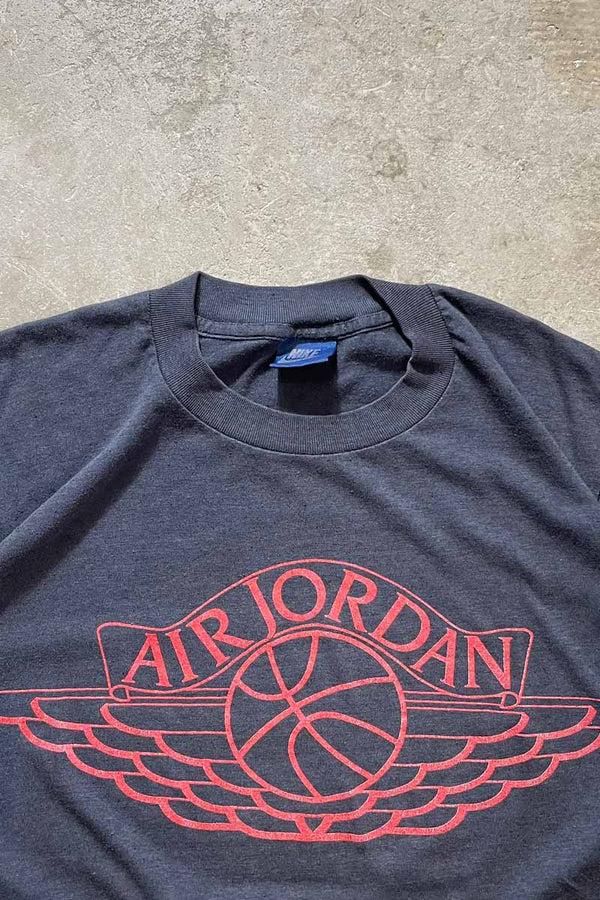 80'S AIR JORDAN T-SHIRT / BLACK [SIZE: M USED]
