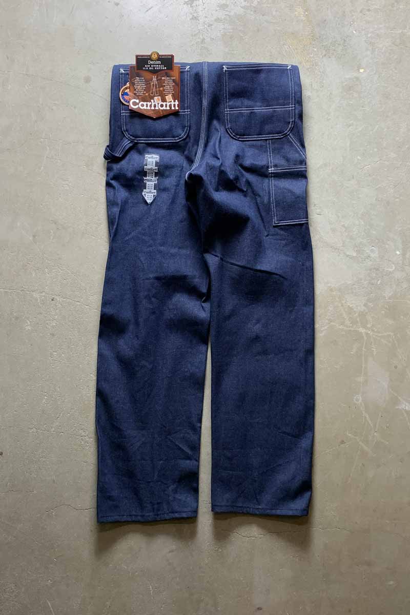 MADE IN USA 90'S DENIM OVERALLS / INDIGO [SIZE: W32L34 DEADSTOCK/NOS]
