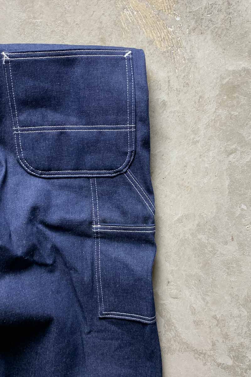 MADE IN USA 90'S DENIM OVERALLS / INDIGO [SIZE: W32L34 DEADSTOCK/NOS]
