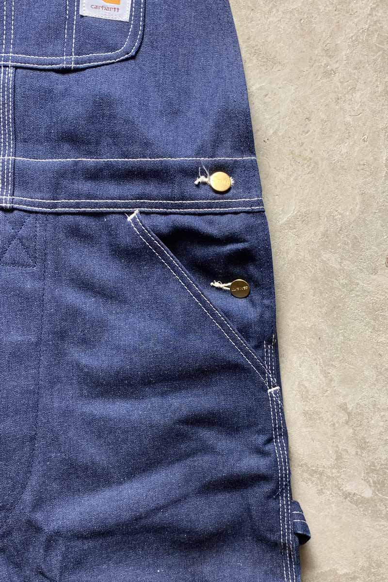 MADE IN USA 90'S DENIM OVERALLS / INDIGO [SIZE: W32L34 DEADSTOCK/NOS]