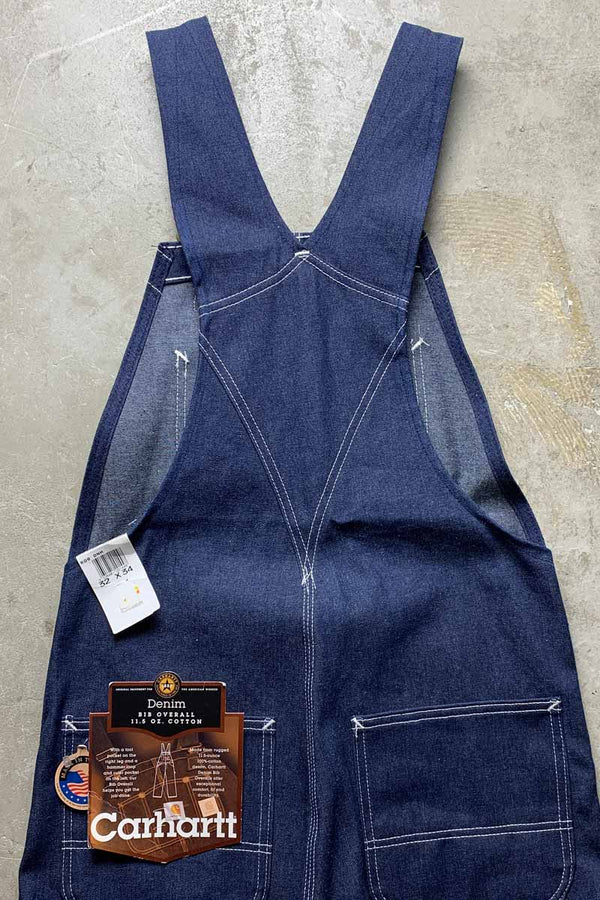 MADE IN USA 90'S DENIM OVERALLS / INDIGO [SIZE: W32L34 DEADSTOCK/NOS]