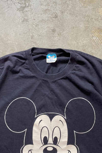 MADE IN USA 90'S MICKEY T-SHIRT / BLACK [SIZE: XL相当 USED]