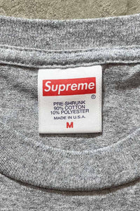 20AW ALL OVER PRINT LOGO T-SHIRTS / GRAY [SIZE: M USED]