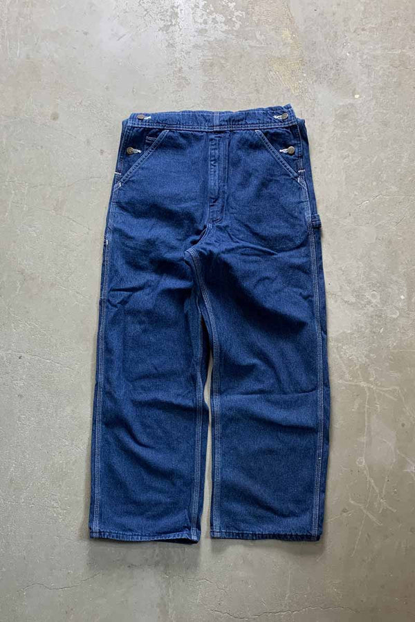 DENIM OVERALLS / INDIGO [SIZE: W30L28 USED]
