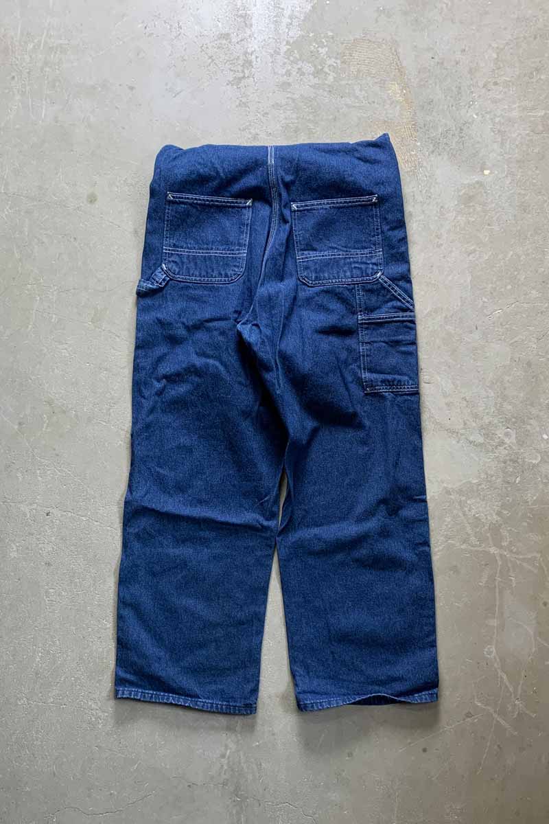 DENIM OVERALLS / INDIGO [SIZE: W30L28 USED]