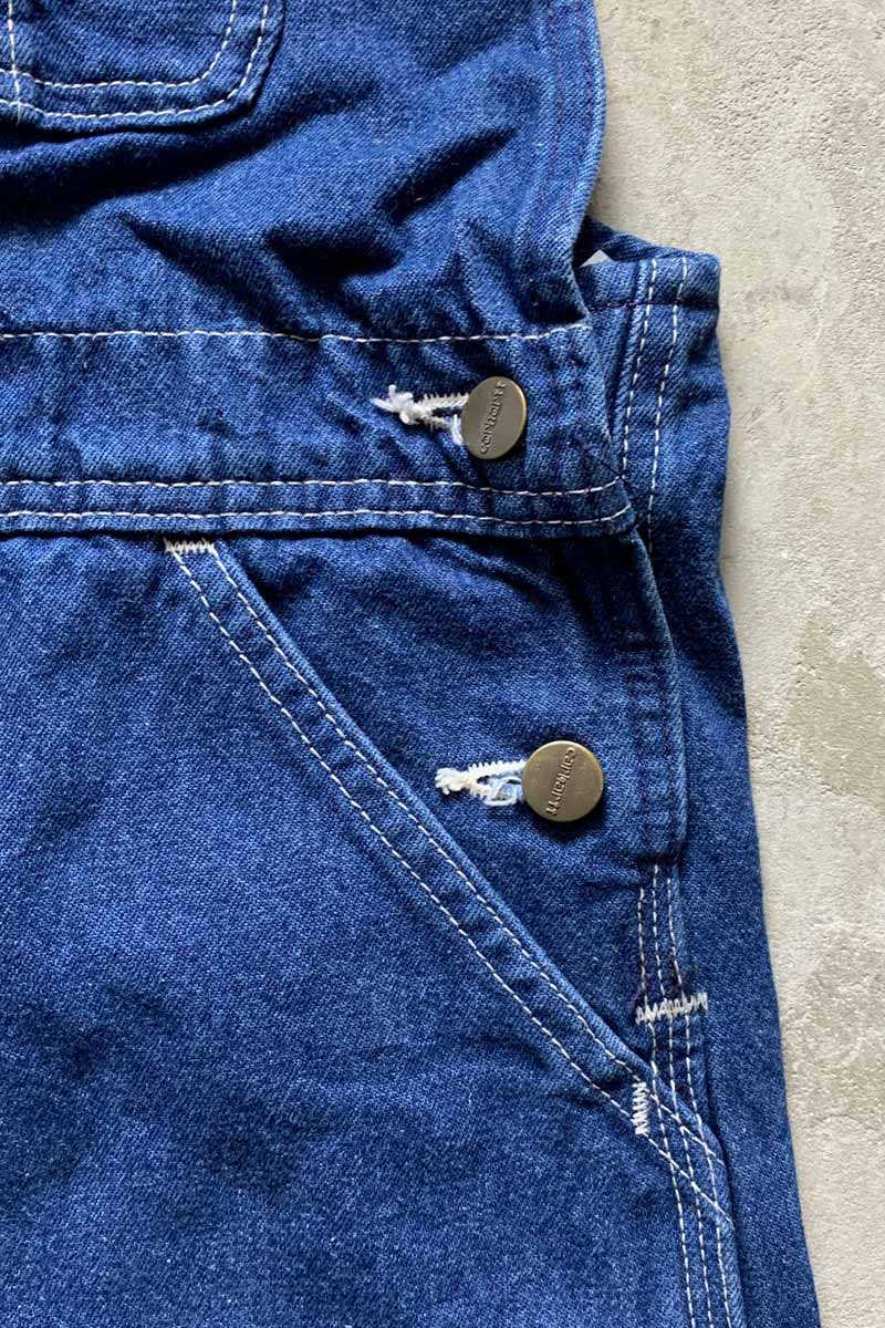 DENIM OVERALLS / INDIGO [SIZE: W30L28 USED]