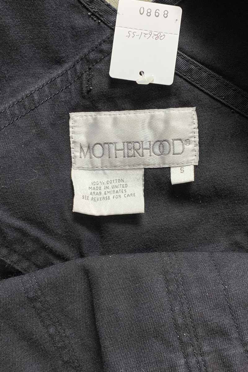 COTTON TWILL OVERALL / BLACK [SIZE: S USED]