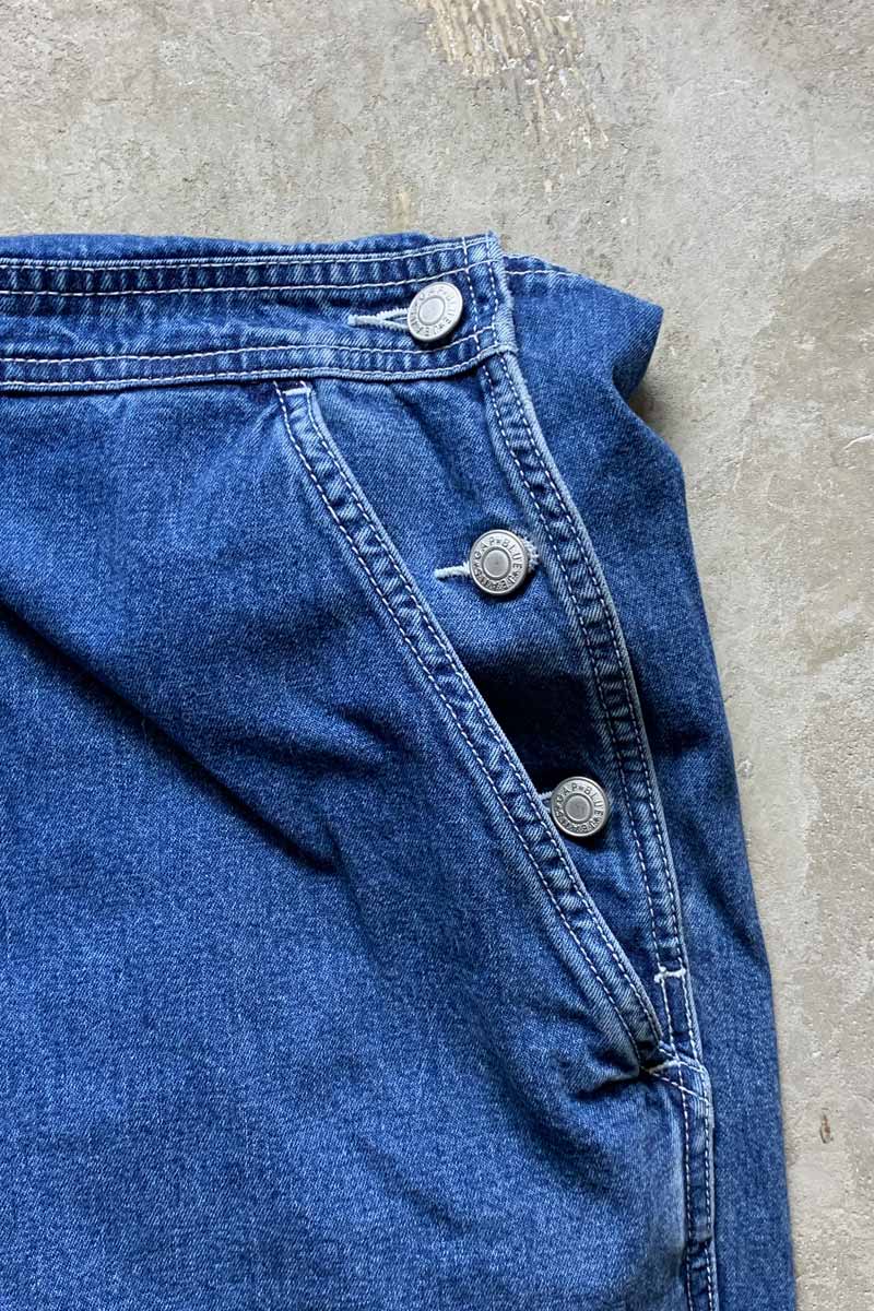 Y2K EARLY 00'S DENIM OVERALL / INDIGO [SIZE: M USED]