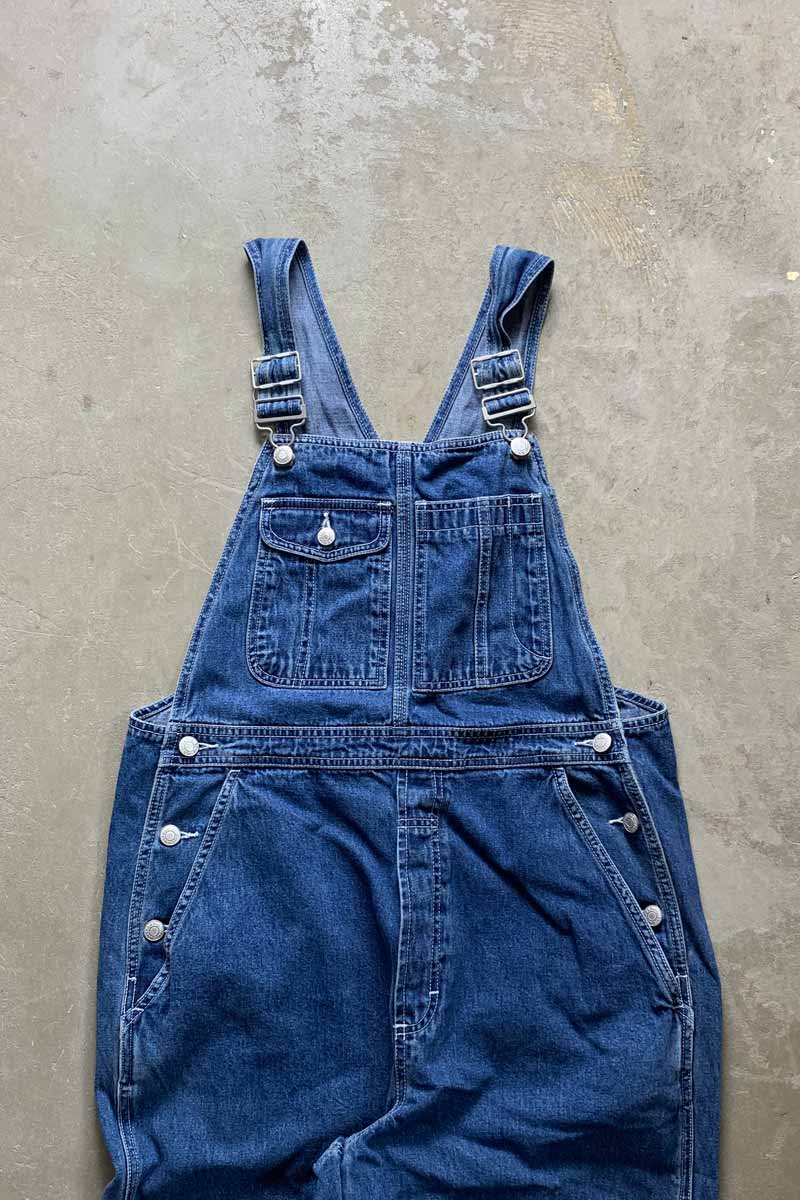 Y2K EARLY 00'S DENIM OVERALL / INDIGO [SIZE: M USED]