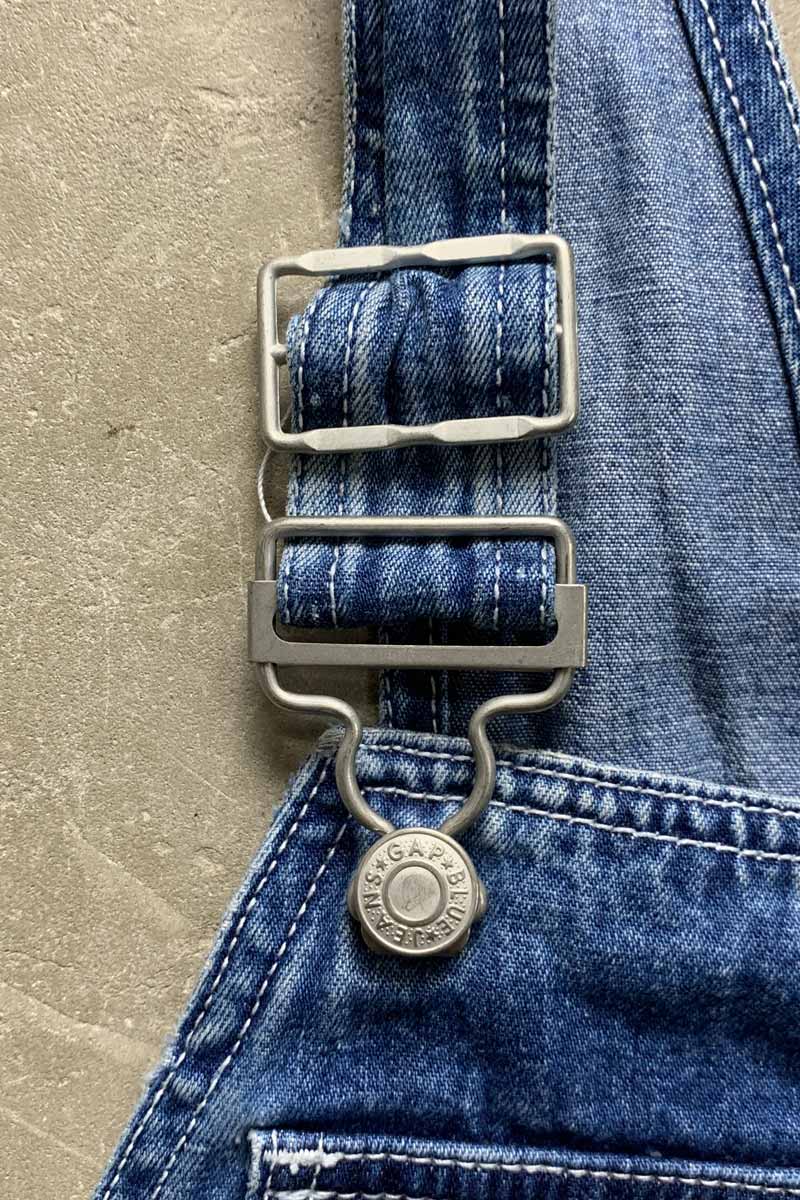 Y2K EARLY 00'S DENIM OVERALL / INDIGO [SIZE: M USED]