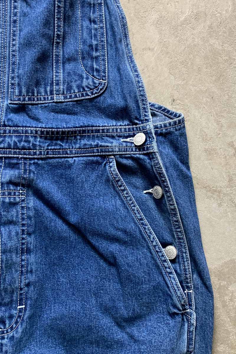 Y2K EARLY 00'S DENIM OVERALL / INDIGO [SIZE: M USED]