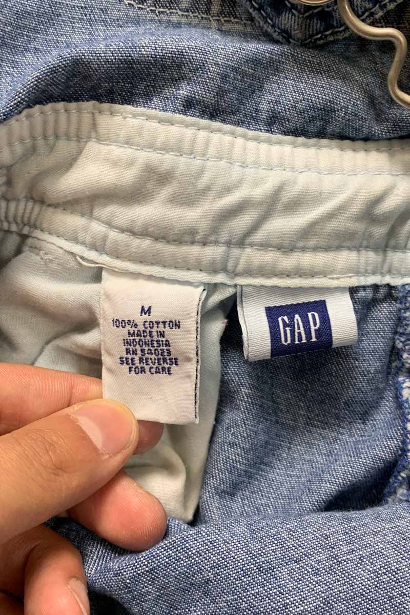 Y2K EARLY 00'S DENIM OVERALL / INDIGO [SIZE: M USED]
