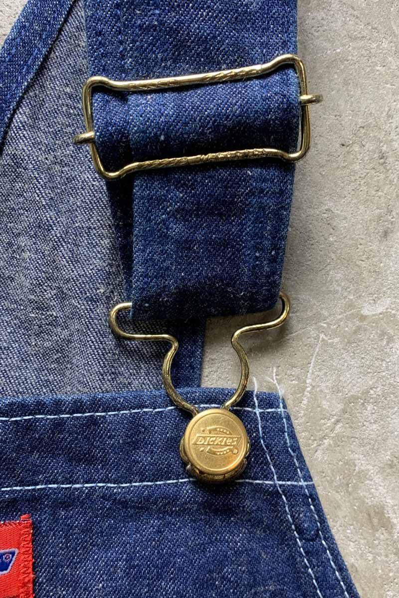 MADE IN USA 80'S TROUSER TYPE DENIM OVERALL / INDIGO [SIZE: W32L32 USED]