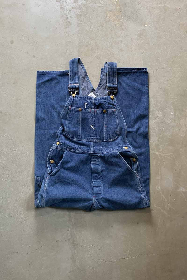 MADE IN USA 80'S DENIM OVERALL / LIGHT INDIGO [SIZE: W32L32 USED]