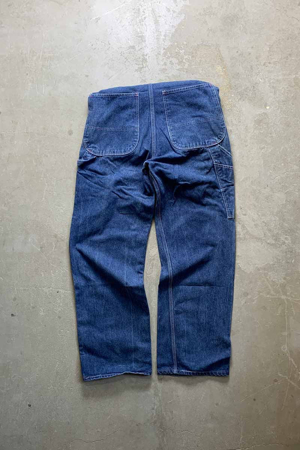MADE IN USA 80'S DENIM OVERALL / LIGHT INDIGO [SIZE: W32L32 USED]