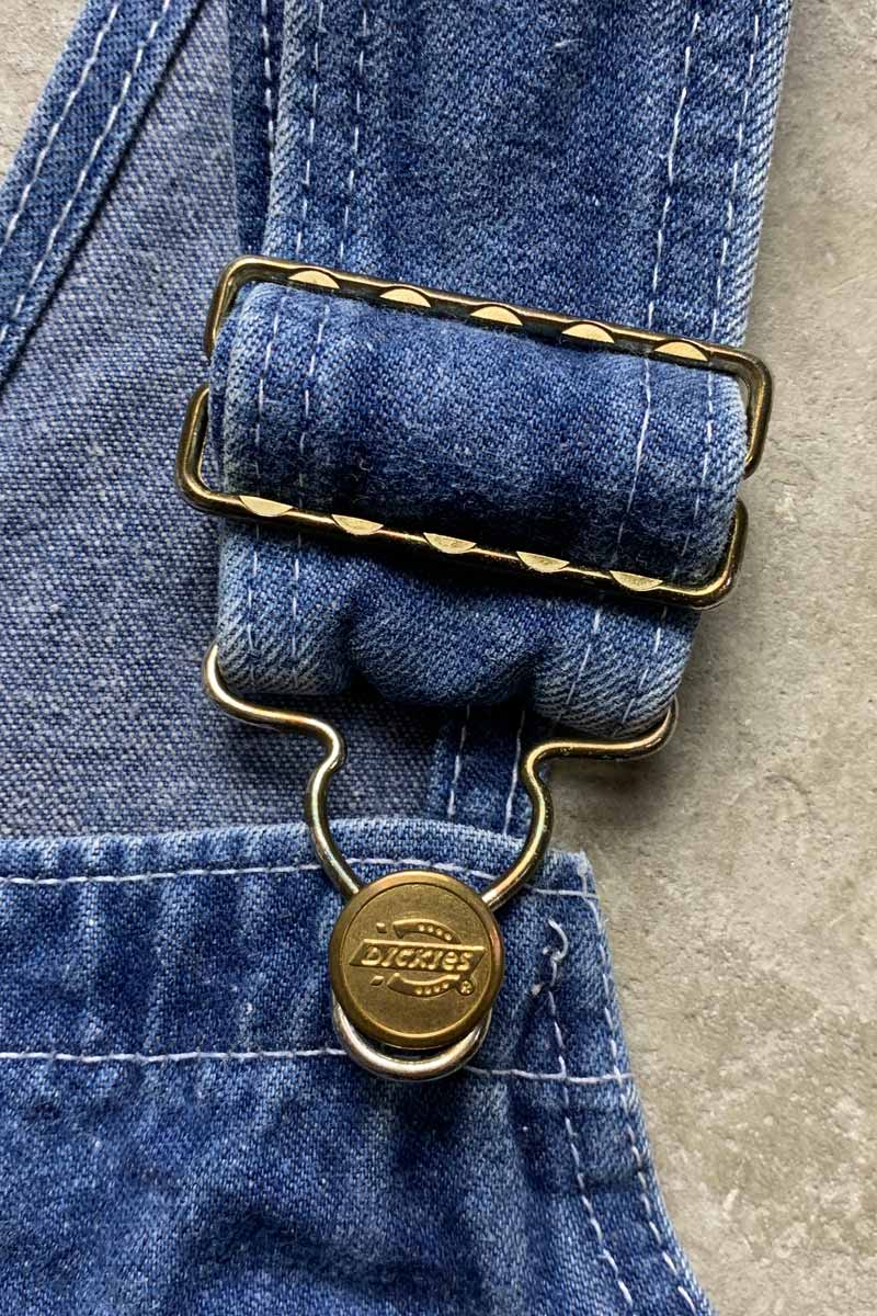 MADE IN USA 80'S DENIM OVERALL / LIGHT INDIGO [SIZE: W32L32 USED]
