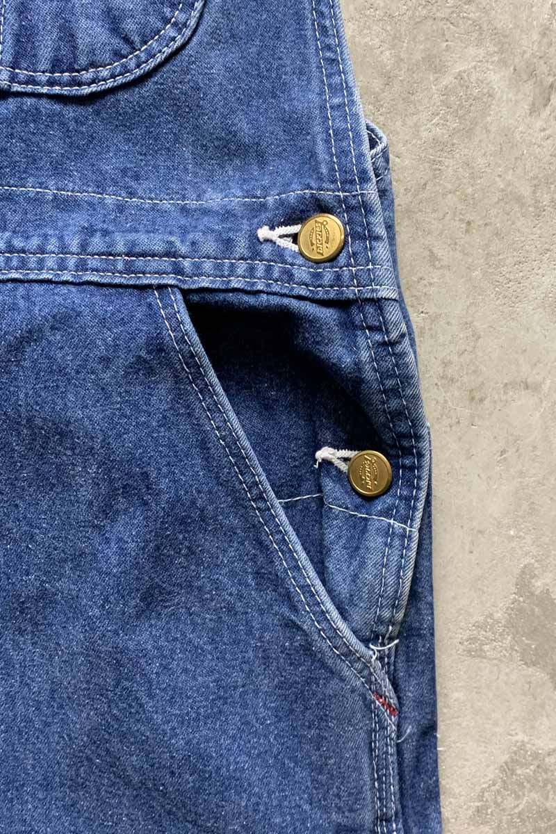 MADE IN USA 80'S DENIM OVERALL / LIGHT INDIGO [SIZE: W32L32 USED]
