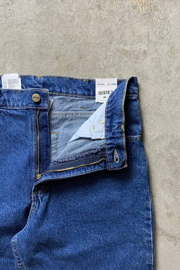 90'S RELAXED FIT DENIM PANTS / INDIGO [SIZE: W32L38 DEADSTOCK/NOS]
