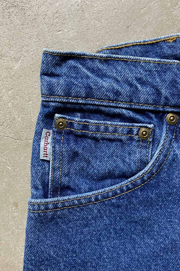 90'S RELAXED FIT DENIM PANTS / INDIGO [SIZE: W32L38 DEADSTOCK/NOS]