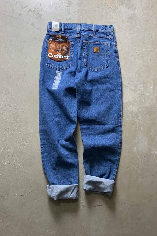 90'S RELAXED FIT DENIM PANTS / INDIGO [SIZE: W32L38 DEADSTOCK/NOS]
