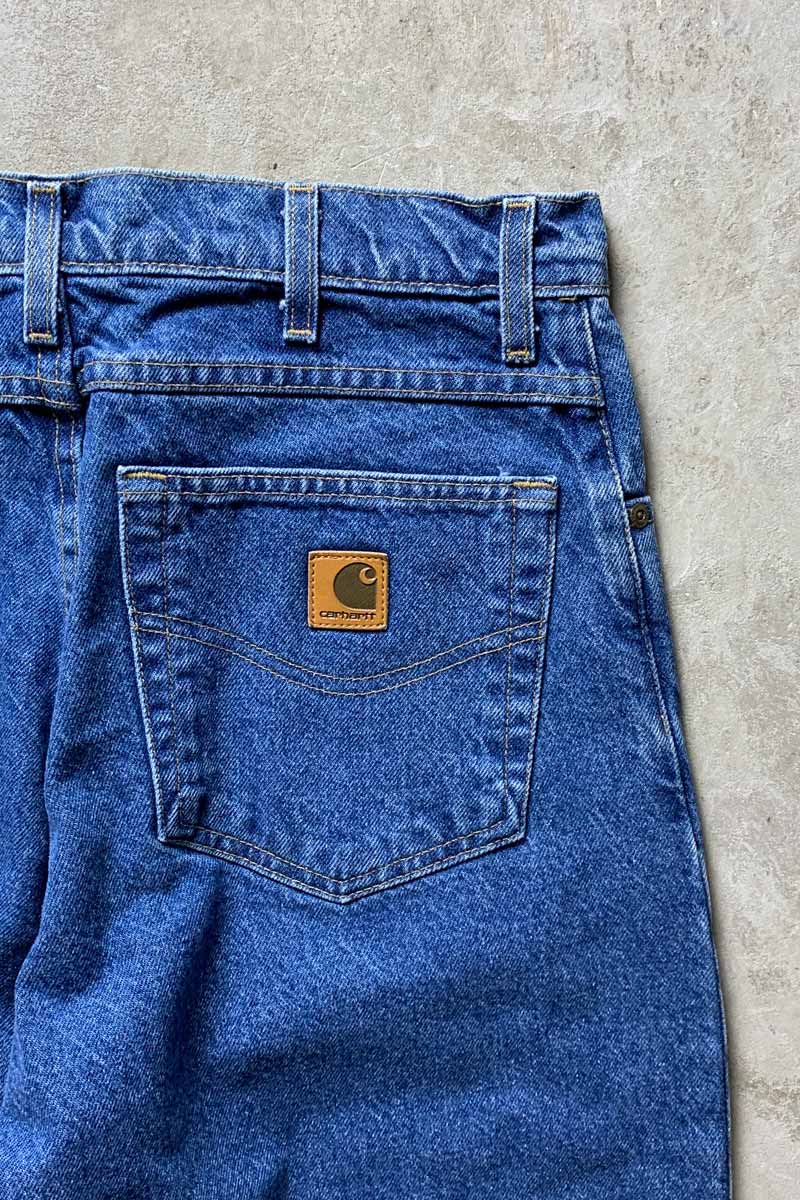 90'S RELAXED FIT DENIM PANTS / INDIGO [SIZE: W32L38 DEADSTOCK/NOS]