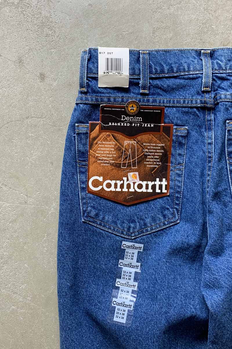 90'S RELAXED FIT DENIM PANTS / INDIGO [SIZE: W32L38 DEADSTOCK/NOS]