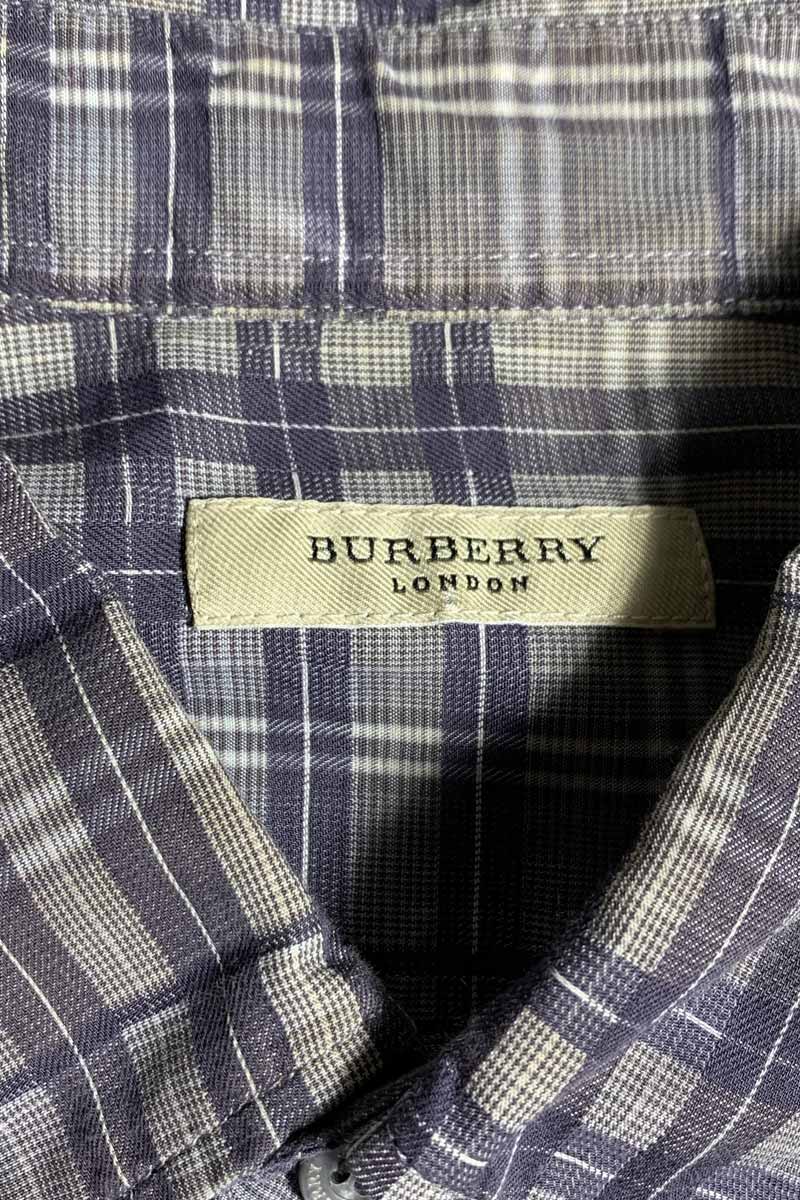 MADE IN TURKEY B.D CHECK SHIRT / CHARCOAL [SIZE: M USED]