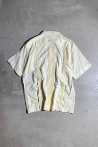 60-70'S S/S CUBA SHIRT / IVORY [SIZE: XL USED]