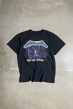 画像をギャラリービューアに読み込む, 90&#39;S S/S METALLICA RIDE THE LIGHTNING PRINT BAND T-SHIRT / BLACK [SIZE: M USED]
