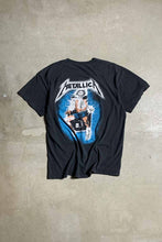 画像をギャラリービューアに読み込む, 90&#39;S S/S METALLICA RIDE THE LIGHTNING PRINT BAND T-SHIRT / BLACK [SIZE: M USED]
