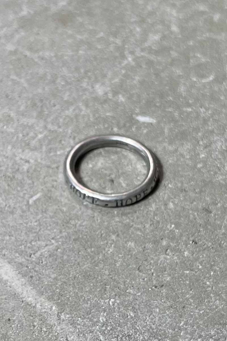 925 HOPE SILVER RING [SIZE: 10.5号相当 USED]