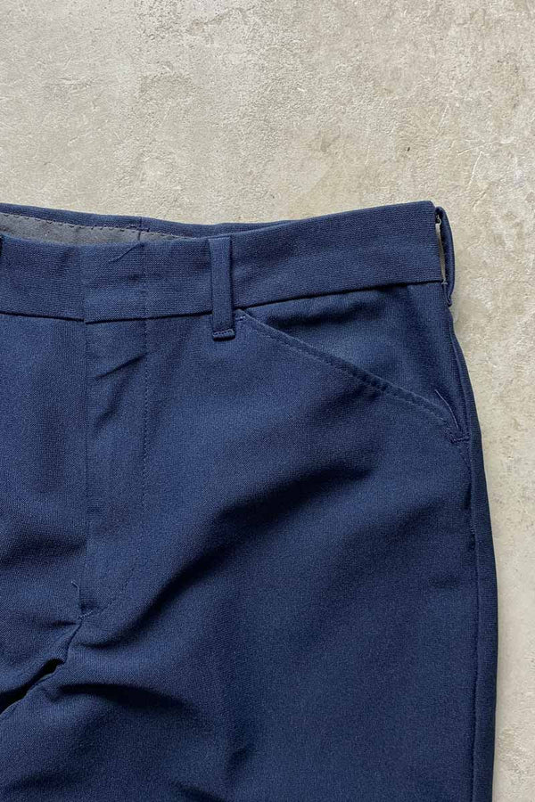 MADE IN USA 90'S SLACKS PANTS / NAVY [SIZE: W32L32 USED]