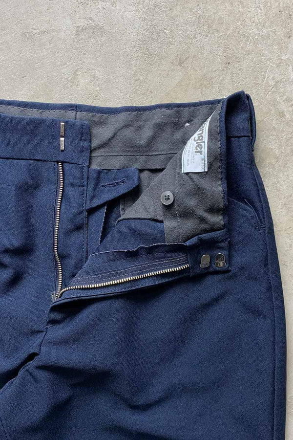 MADE IN USA 90'S SLACKS PANTS / NAVY [SIZE: W32L32 USED]