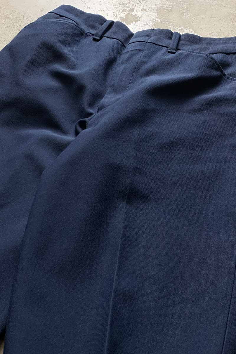 MADE IN USA 90'S SLACKS PANTS / NAVY [SIZE: W32L32 USED]