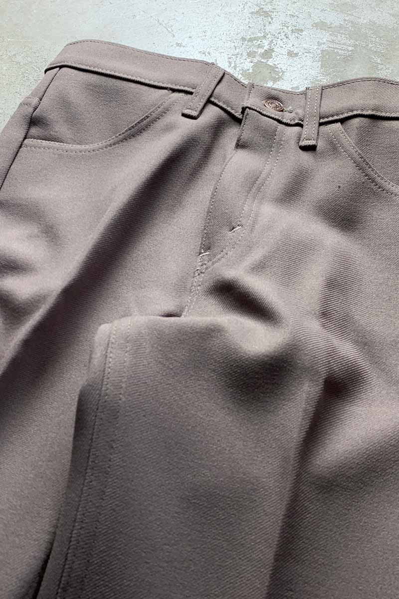 MADE IN USA 97'S 517 BOOTSCUT STA-PREST POLY PANT / KHAKI [SIZE: W30L32 DEADSTOCK/NOS]