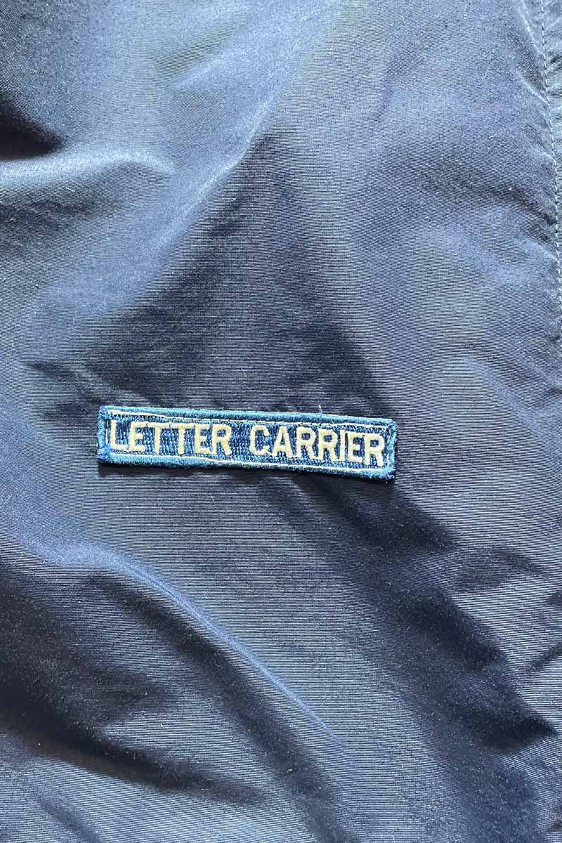 MADE IN USA 90'S USPS ZIP JACKET / NAVY [SIZE: XL USED]
