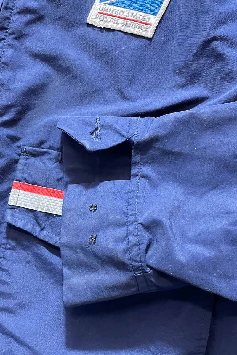 MADE IN USA 90'S USPS ZIP JACKET / NAVY [SIZE: XL USED]