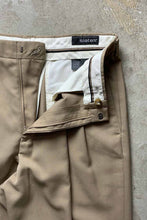 画像をギャラリービューアに読み込む, 99&#39;S TUCK SLACKS PANTS / BEIGE [SIZE: W32L32 USED]
