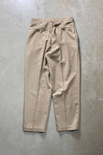 画像をギャラリービューアに読み込む, 99&#39;S TUCK SLACKS PANTS / BEIGE [SIZE: W32L32 USED]
