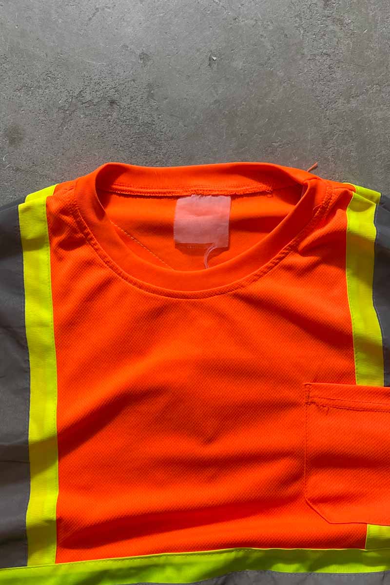L/S REFLECTOR T-SHIRT / ORANGE [SIZE: Equivalent to L, USED]