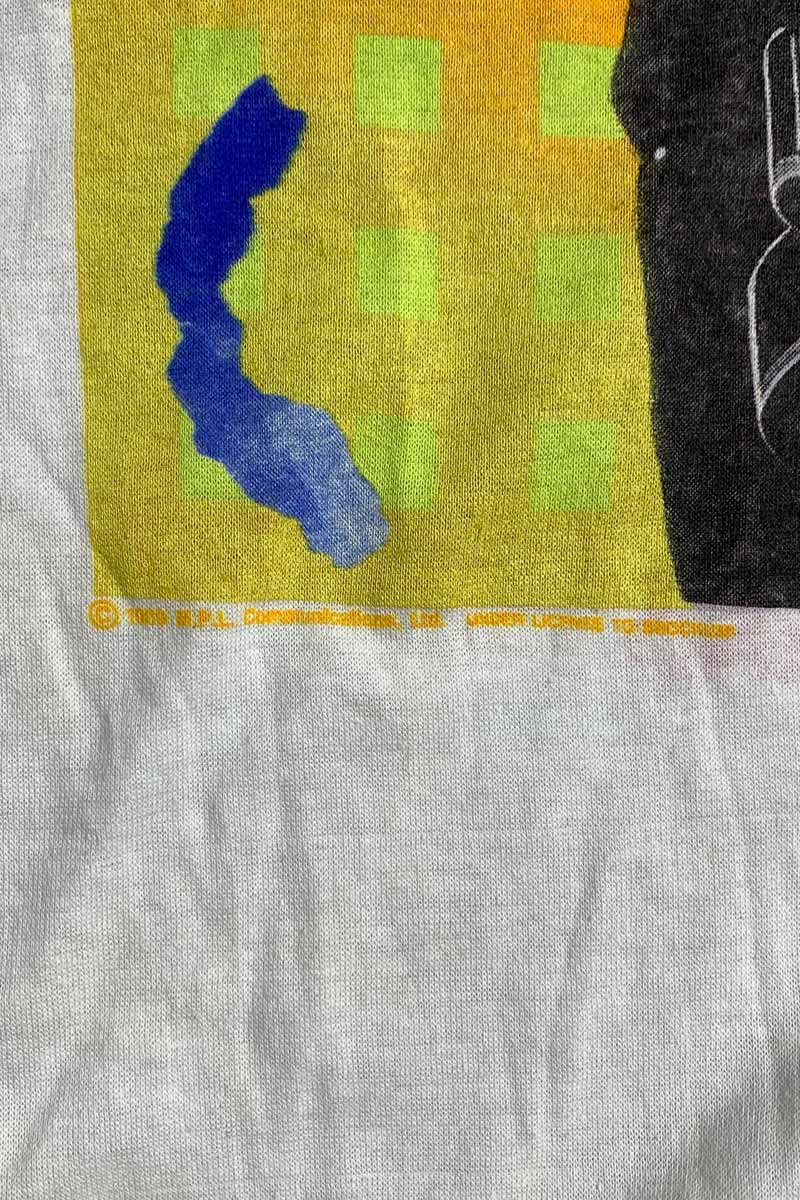 MADE IN USA 89-90'S S/S PAUL MCCARTNEY PRINT BAND TOUR T-SHIRT / WHITE [SIZE: XL USED]