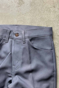 99'S 517 BOOTSCUT STA-PREST POLY PANT / GRAY [SIZE: W30L34 DEADSTOCK/NOS]