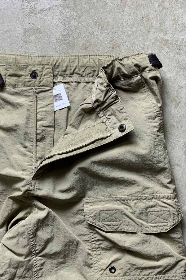 90'S 2WAY NYLON CARGO PANTS / BEIGE [SIZE: M USED]