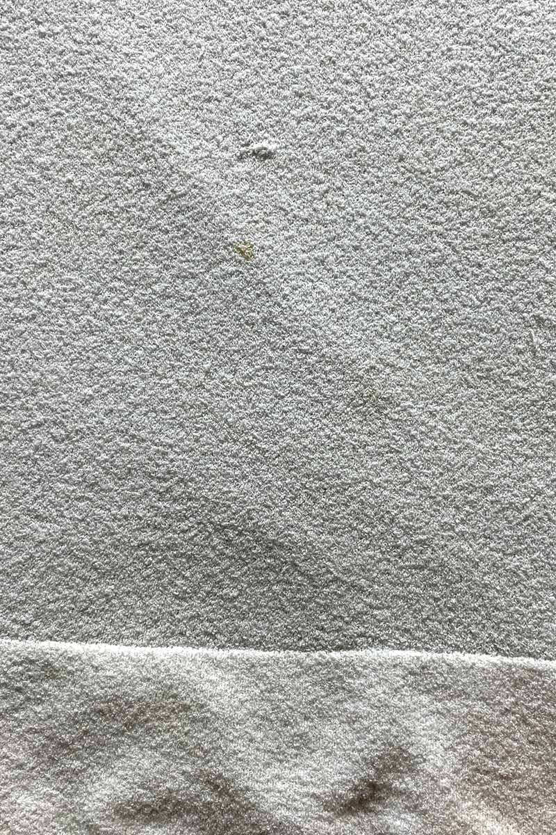 MADE IN ITALY 18SS HALF-ZIP KNIT SWEATER / WHITE [SIZE: L USED]
