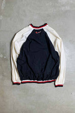 画像をギャラリービューアに読み込む, 90&#39;S PULL-OVER NYLON JACKET / BLACK / WHITE [SIZE: L USED]
